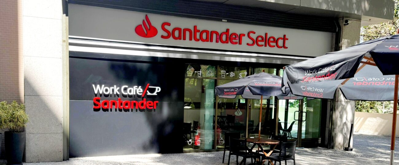 Novo modelo de agência-café do Santander estreia na Cidade Nova