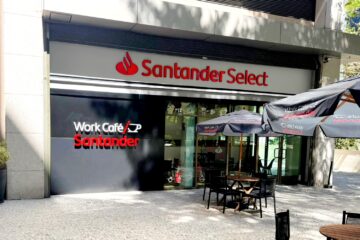 Novo modelo de agência-café do Santander estreia na Cidade Nova